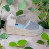 Calzaro Alpargatas | Alpargata Cuña Media Yute 9897 Taupe
