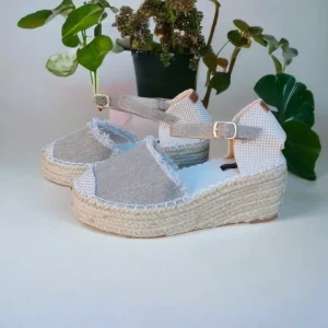Calzaro Alpargatas | Alpargata Cuña Media Yute 9897 Taupe