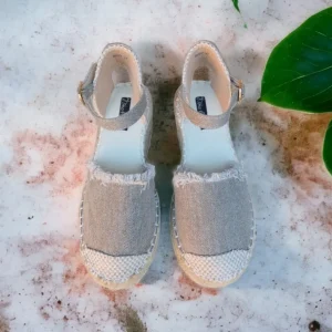 Calzaro Alpargatas | Alpargata Cuña Media Yute 9897 Taupe