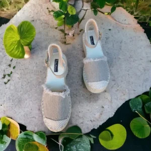 Calzaro Alpargatas | Alpargata Cuña Media Yute 9897 Taupe