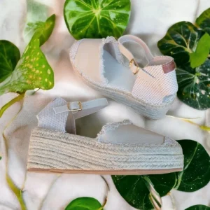 Calzaro Alpargatas | Alpargata Cuña Media Yute 9897 Beige