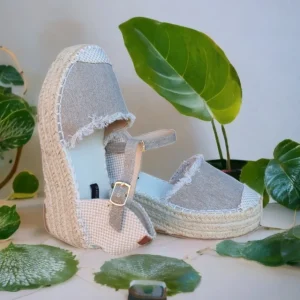 Calzaro Alpargatas | Alpargata Cuña Media Yute 9897 Taupe