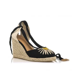 Calzaro Alpargatas | Alpargata Cuña Yute Louisa 52799 Negro