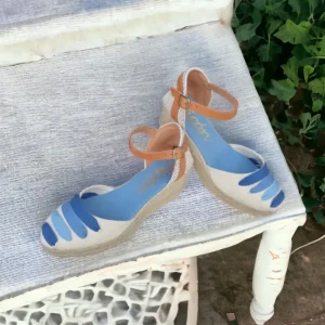 Calzaro Alpargatas | Alpargatas de Esparto Tela Piqué 77580 Azules.