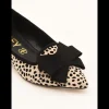 Calzaro Zapatos De Tac贸n | Bailarinas | Bailarina Estampada 574H944 Animal Print con Lazo.