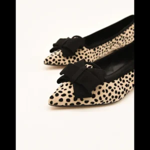Calzaro Zapatos De Tac贸n | Bailarinas | Bailarina Estampada 574H944 Animal Print con Lazo.