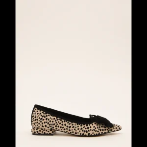 Calzaro Zapatos De Tac贸n | Bailarinas | Bailarina Estampada 574H944 Animal Print con Lazo.