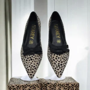 Calzaro Zapatos De Tac贸n | Bailarinas | Bailarina Estampada 574H945 Animal Print con Tirina.