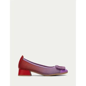 Calzaro Bailarinas | Bailarina Tacón 243335 Aruba Violet-Rojo