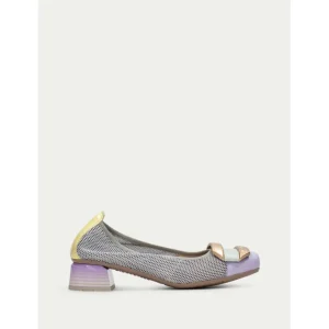 Calzaro Bailarinas | Bailarina Tacón 232833 Salma Blanco Lavanda Limón.