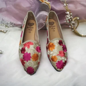 Calzaro Casual | Bailarinas | Bailarinas Venecianas de Mujer Carla Tejido Airoa Estampado Flores.