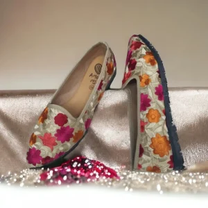 Calzaro Casual | Bailarinas | Bailarinas Venecianas de Mujer Carla Tejido Airoa Estampado Flores.