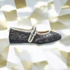 Calzaro Casual | Bailarinas | Bailarinas Venecianas Trabilla de Mujer Berta en Piel Negro Leopardo