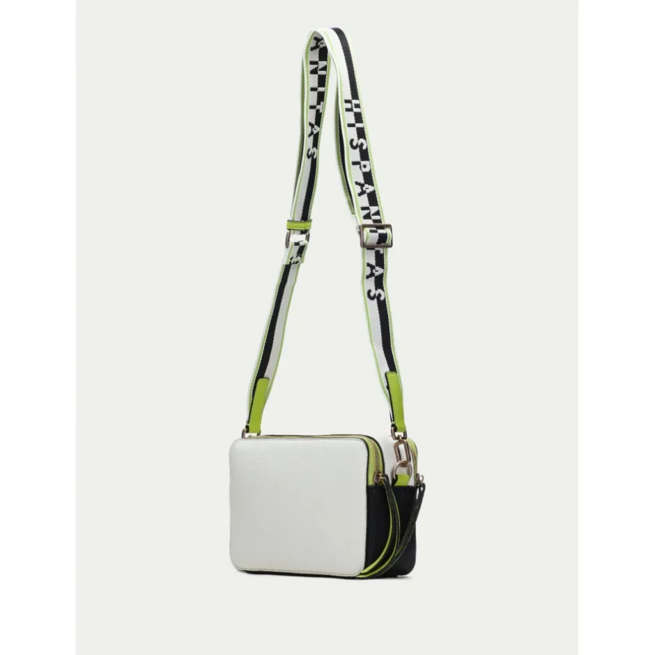 bandolera__crema_negro_ki_0.webp Calzaro Bolsos | Bandolera 243246 Crema Negro Kiwi.