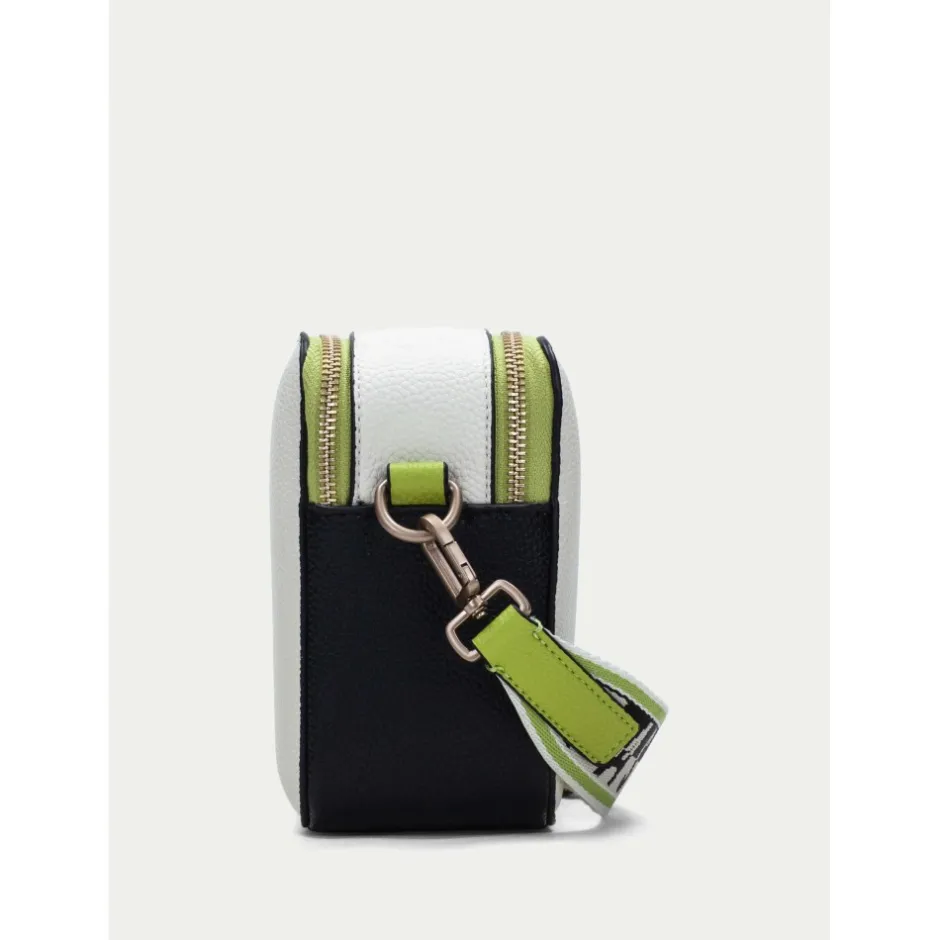 bandolera__crema_negro_ki_2.webp Calzaro Bolsos | Bandolera 243246 Crema Negro Kiwi.