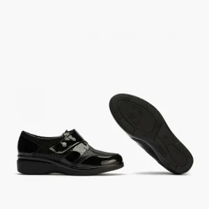 Calzaro Confort | Blucher de Velcro con Lycra 5311 color Negro para mujer