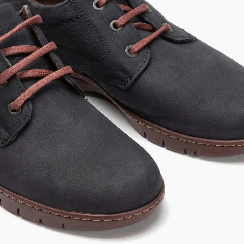 blucher_hombre__combinado_0.webp Calzaro Zapatos Con Cordones | Blucher Hombre 4962 Combinado en Nobuck Azul