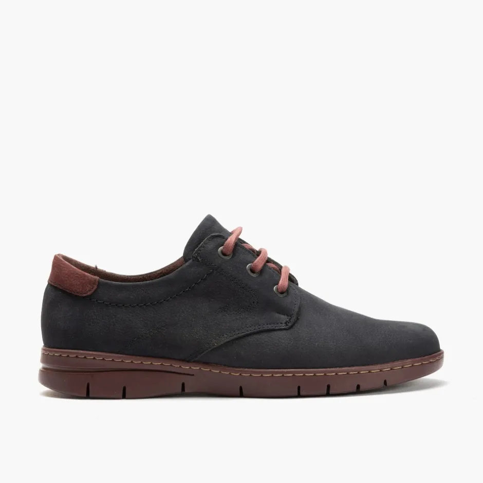 blucher_hombre__combinado_5.webp Calzaro Zapatos Con Cordones | Blucher Hombre 4962 Combinado en Nobuck Azul