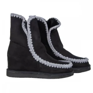 Calzaro Botas Bajas Y Botines | Bota de forro de pelo color negro