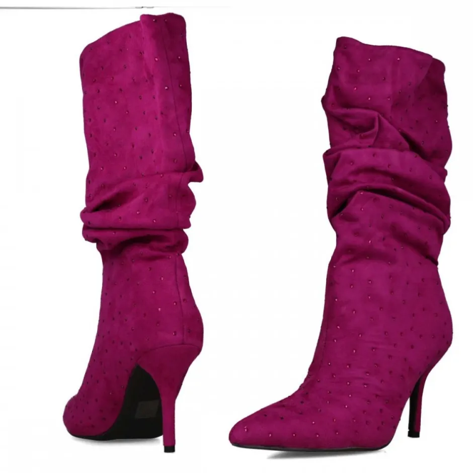 bota_fantasa_brillantes_m_3.webp Calzaro Botas Y Botines Mujer | Bota Fantasía Brillantes 24571Magenta Violeta.