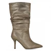 Calzaro Botas Y Botines Mujer | Bota Fantasía Strass 24574 Oro.