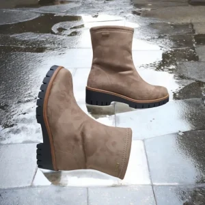 Calzaro Casual | Botas Y Botines Mujer | Bota Mujer Membrana Impermeable 9051 Water Proof Taupe