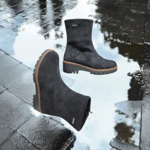 Calzaro Casual | Botas Y Botines Mujer | Bota Mujer Membrana Impermeable 9051 Water Proof Negra