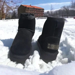Calzaro Botas De Pelo | Bota Pelo Australiana Rodas Negro