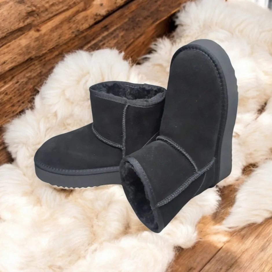 bota_pelo_lescun_serraje__2.webp Calzaro Casual | Botas De Pelo | Bota Pelo Lescun Serraje Negro Tipo Australiano.