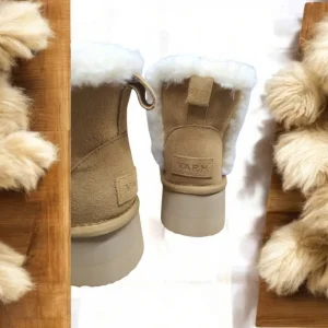 Calzaro Zuecos | Casual | Bota Pelo Rin Serraje Cuero Tipo Australiano.