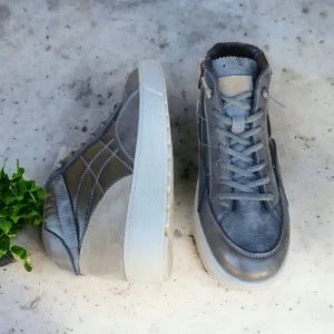 Calzaro Casual | Botas Y Botines Mujer | Bota Sneaker Mujer Casual 2423 Plomo