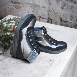 Calzaro Casual | Botas Y Botines Mujer | Bota Sneaker Mujer Casual 3327 Negro
