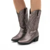 Calzaro Botas Cowboy | Botas Cowboy | Botas Camperas de Tacón 58964 Teo Plomo