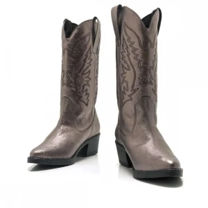 Calzaro Botas Cowboy | Botas Cowboy | Botas Camperas de Tacón 58964 Teo Plomo