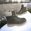 Calzaro Botas De Pelo | Botas Pelo Mujer 6278 Verde