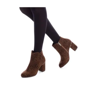 Calzaro Botas Bajas Y Botines | Botin 35120 Animal Print Camel