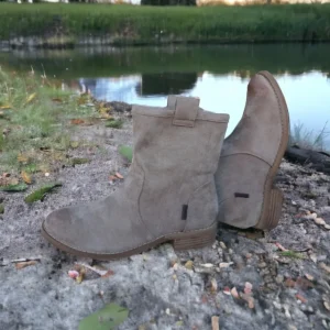 Calzaro Botas Cowboy | Botin Campero Redondo 2315 Beige