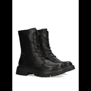 Calzaro Botas Bajas Y Botines | Botin Militar Armony Bath 11019 Negro