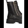 Calzaro Botas Bajas Y Botines | Botin Militar Armony Derry 11016 Negro