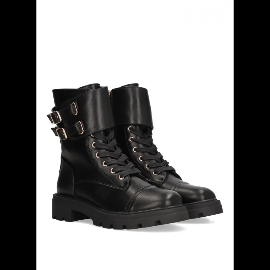 botin_militar_mujer_armon_1.webp Calzaro Botas Bajas Y Botines | Botin Militar Mujer Armony Poole 11011 Negro