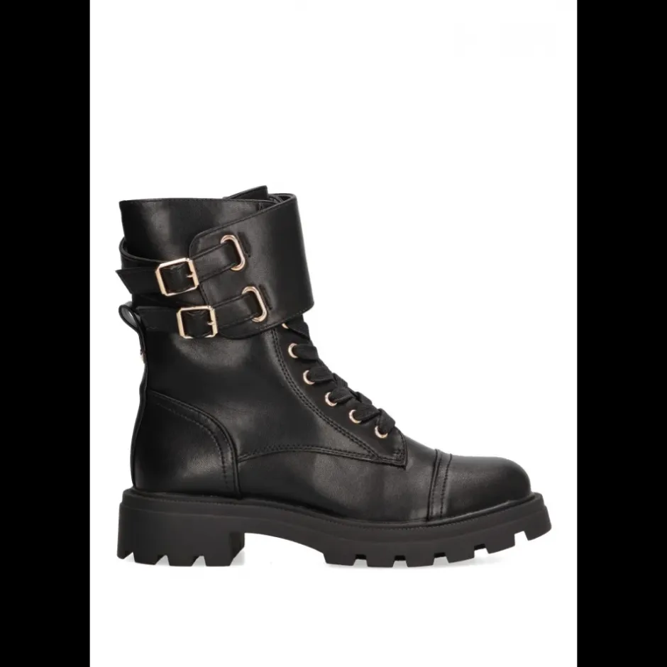 botin_militar_mujer_armon_2.webp Calzaro Botas Bajas Y Botines | Botin Militar Mujer Armony Poole 11011 Negro