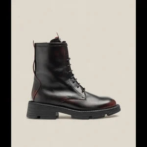 Calzaro Botas Bajas Y Botines | Botin Militar Plano Elze 003 Negro.