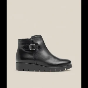 Calzaro Botas Y Botines Mujer | Botin Plano Manila 002 Negro.