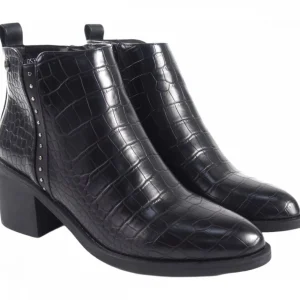 Calzaro Botas Bajas Y Botines | Botin tacón 18006 en negro