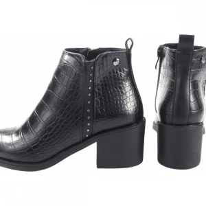 Calzaro Botas Bajas Y Botines | Botin tacón 18006 en negro