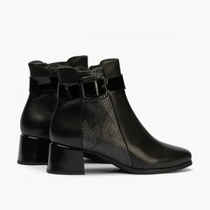 Calzaro Botas Y Botines Mujer | Botines 5414 Negro con Tacón Medio de Mujer