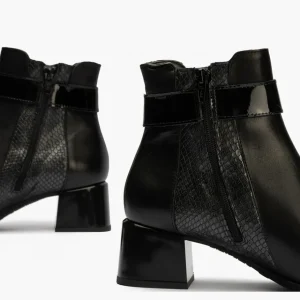 Calzaro Botas Y Botines Mujer | Botines 5414 Negro con Tacón Medio de Mujer