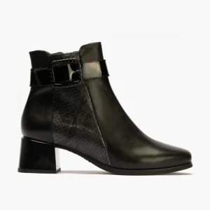 Calzaro Botas Y Botines Mujer | Botines 5414 Negro con Tacón Medio de Mujer