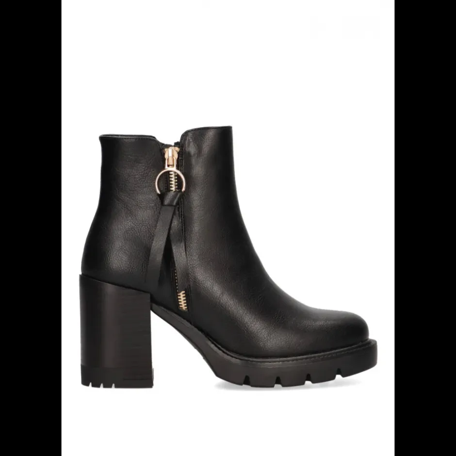 botines_con_cremallera_ta_0.webp Calzaro Botas Y Botines Mujer | Botas Bajas Y Botines | Botines con Cremallera Tacon Alto Etika Bolonia 11029 Negro.