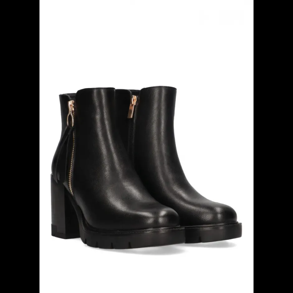 botines_con_cremallera_ta_1.webp Calzaro Botas Y Botines Mujer | Botas Bajas Y Botines | Botines con Cremallera Tacon Alto Etika Bolonia 11029 Negro.